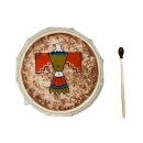 50cm Grosse Schamanentrommel Donnervogel Gemalt...