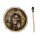 30cm Grosse Schamanentrommel Indianer Feder Haar Rahmentrommel Bodhran Drum