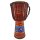 40cm Profi Djembe Trommel Bongo Drum Buschtrommel Percussion Motiv Buntes Muster Afrika Art -  ( Für Kinder ab 6 Jahren und Anfänger )