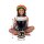 30cm Djembe Trommel Bongo Elefant Schwarz A1