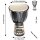 50cm Djembe Trommel Bongo Elefant Schwarz A1