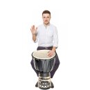 60cm Djembe Trommel Bongo Elefant Schwarz A1