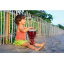 20cm Djembe Trommel Bongo Elefant Holz A2