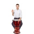 60cm Djembe Trommel Bongo Elefant Holz A2