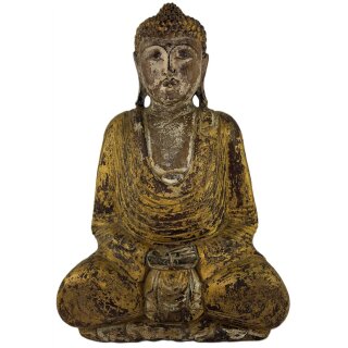 63cm Holzbuddha Buddha Holz Handarbeit Meditation Tibet Style