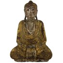 63cm Holzbuddha Buddha Holz Handarbeit Meditation Tibet...
