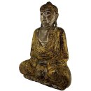 63cm Holzbuddha Buddha Holz Handarbeit Meditation Tibet Style