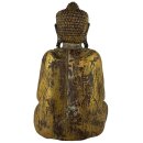 63cm Holzbuddha Buddha Holz Handarbeit Meditation Tibet Style