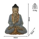 62cm Holzbuddha Buddha Holz Handarbeit Betender Vitarka...