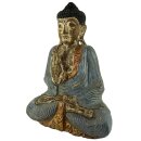 62cm Holzbuddha Buddha Holz Handarbeit Betender Vitarka Mudra