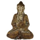 62cm Holzbuddha Buddha Holz Handarbeit Betender Vitarka...