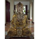 63cm Holzbuddha Buddha Holz Handarbeit Meditation Tibet Style