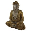 60cm Holzbuddha Buddha Holz Handarbeit Meditation Tibet Style