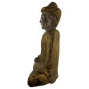 60cm Holzbuddha Buddha Holz Handarbeit Meditation Tibet Style
