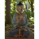 60cm Holzbuddha Buddha Holz Handarbeit Betender Vitarka Mudra