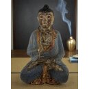 60cm Holzbuddha Buddha Holz Handarbeit Betender Vitarka Mudra