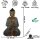 60cm Holzbuddha Buddha Holz Handarbeit Betender Vitarka Mudra