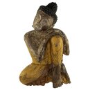 60cm Holzbuddha Buddha Holz Handarbeit Schlafender Tibet...