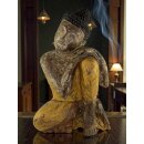 60cm Holzbuddha Buddha Holz Handarbeit Schlafender Tibet Style