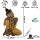 60cm Holzbuddha Buddha Holz Handarbeit Schlafender Tibet Style