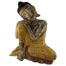 60cm Holzbuddha Buddha Holz Handarbeit Schlafender Tibet Style