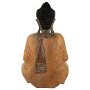60cm Holzbuddha Buddha Holz Handarbeit Betender Vitarka Mudra