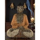 60cm Holzbuddha Buddha Holz Handarbeit Betender Vitarka Mudra