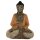 60cm Holzbuddha Buddha Holz Handarbeit Betender Vitarka Mudra