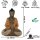 60cm Holzbuddha Buddha Holz Handarbeit Betender Vitarka Mudra