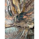 60cm Holzbuddha Buddha Holz Handarbeit Betender Vitarka Mudra