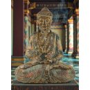 60cm Holzbuddha Buddha Holz Handarbeit Betender Vitarka Mudra