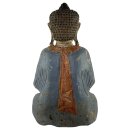 60cm Holzbuddha Buddha Holz Handarbeit Betender Vitarka Mudra