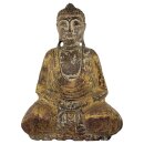 60cm Holzbuddha Buddha Holz Handarbeit Meditiation Tibet...