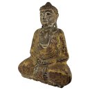 60cm Holzbuddha Buddha Holz Handarbeit Meditiation Tibet Style