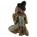 60cm Holzbuddha Buddha Holz Handarbeit Schlafender Tibet Style