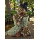 60cm Holzbuddha Buddha Holz Handarbeit Schlafender Tibet Style
