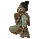 60cm Holzbuddha Buddha Holz Handarbeit Schlafender Tibet Style