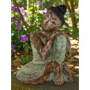60cm Holzbuddha Buddha Holz Handarbeit Schlafender Tibet Style