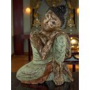 60cm Holzbuddha Buddha Holz Handarbeit Schlafender Tibet Style