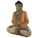 60cm Holzbuddha Buddha Holz Handarbeit Betender Vitarka Mudra