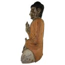 60cm Holzbuddha Buddha Holz Handarbeit Betender Vitarka Mudra