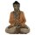60cm Holzbuddha Buddha Holz Handarbeit Betender Vitarka Mudra
