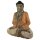 60cm Holzbuddha Buddha Holz Handarbeit Betender Vitarka Mudra