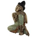 60cm Holzbuddha Buddha Holz Handarbeit Schlafender Tibet Style