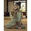 60cm Holzbuddha Buddha Holz Handarbeit Schlafender Tibet Style