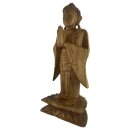60cm Holzbuddha Buddha Natur Holz Handarbeit Meditation Añjali Mudra