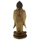 60cm Holzbuddha Buddha Natur Holz Handarbeit Meditation Añjali Mudra