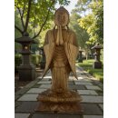 60cm Holzbuddha Buddha Natur Holz Handarbeit Meditation Añjali Mudra