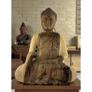 60cm Holzbuddha Buddha Natur Holz Handarbeit Meditation Betender