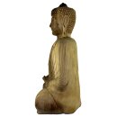 62cm Holzbuddha Buddha Natur Holz Handarbeit Meditation Tibet Style